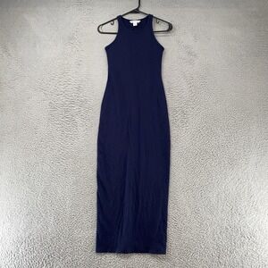 Athleta Maxi Dress Womens XXS Signature Tank Dress High Neck Travel Stretch
